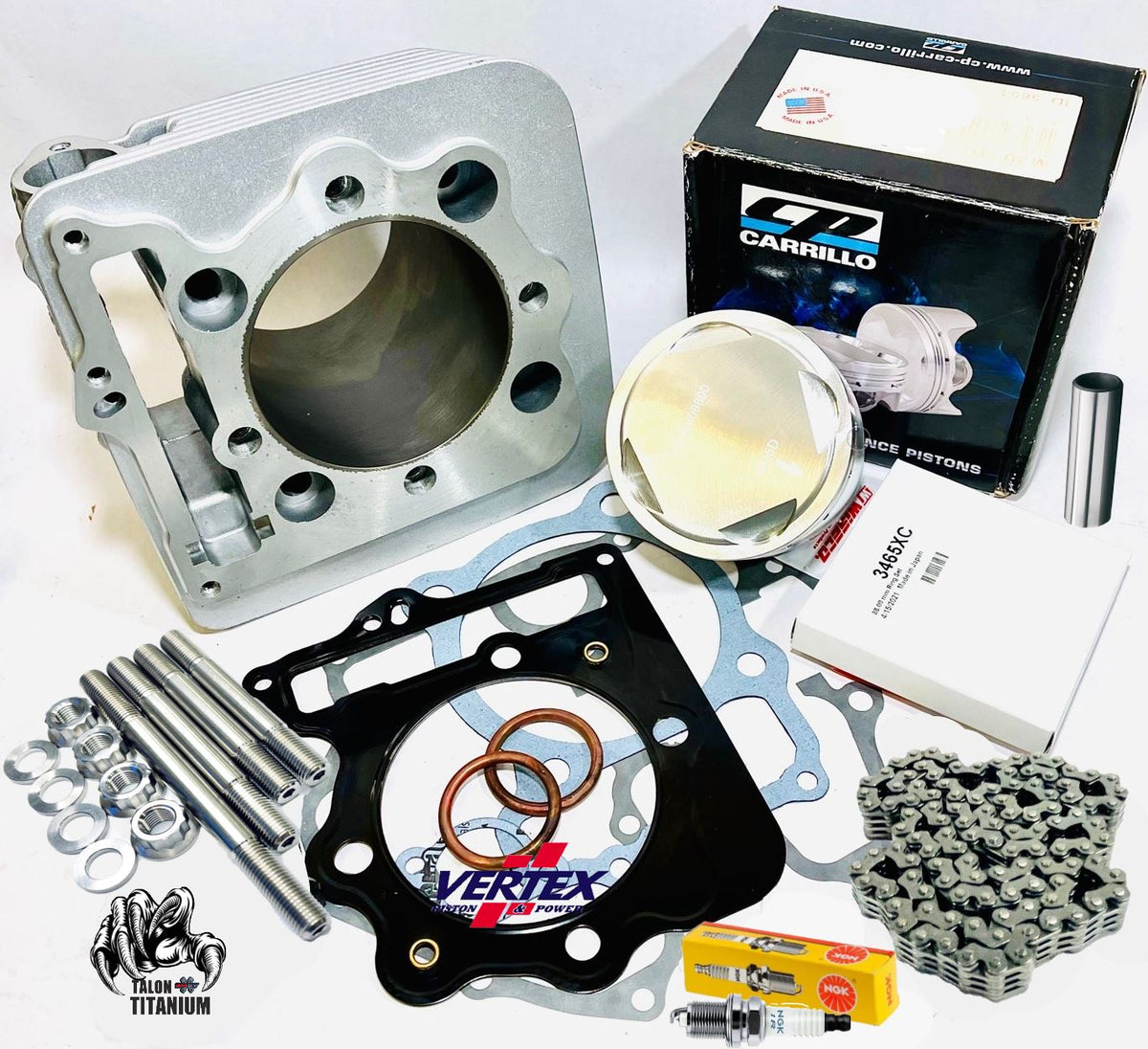 Honda 400EX 400X Top End Rebuild Kit 85mm Stock Bore Cylinder CP Pisto honda-400ex-400x-top-end-rebuild-kit-85mm-stock-bore-cylinder-cp-pisto