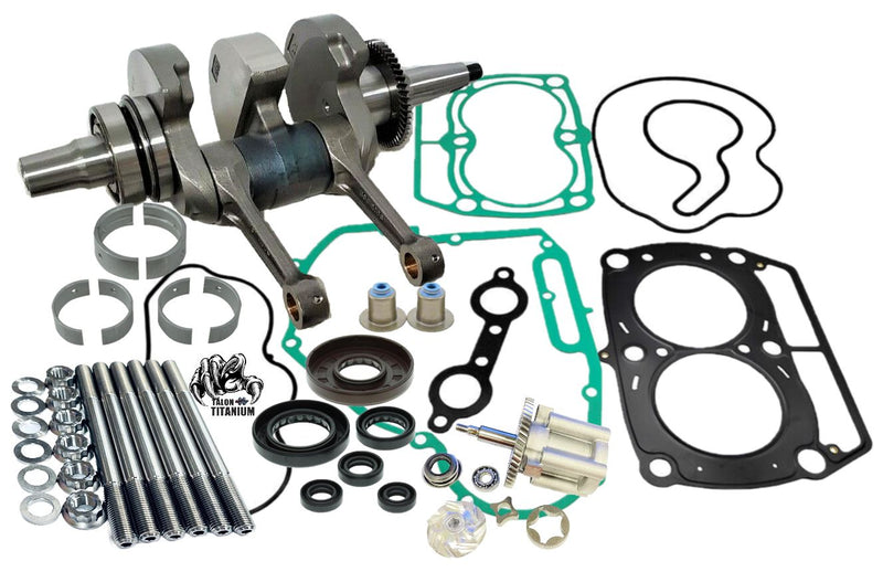 08-10 RZR 800 Oil Water Pump Bottom End Rebuild Kit Crank Motor Engine Assembly