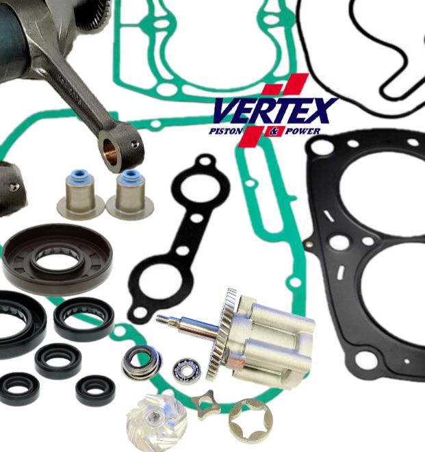 08-10 RZR 800 Oil Water Pump Bottom End Rebuild Kit Crank Motor Engine Assembly