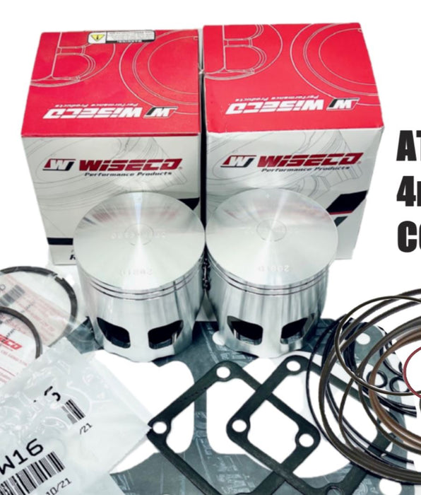 Banshee Top End Rebuild Kit Wiseco 513M06400 Pistons Domes Repair Assembly Parts