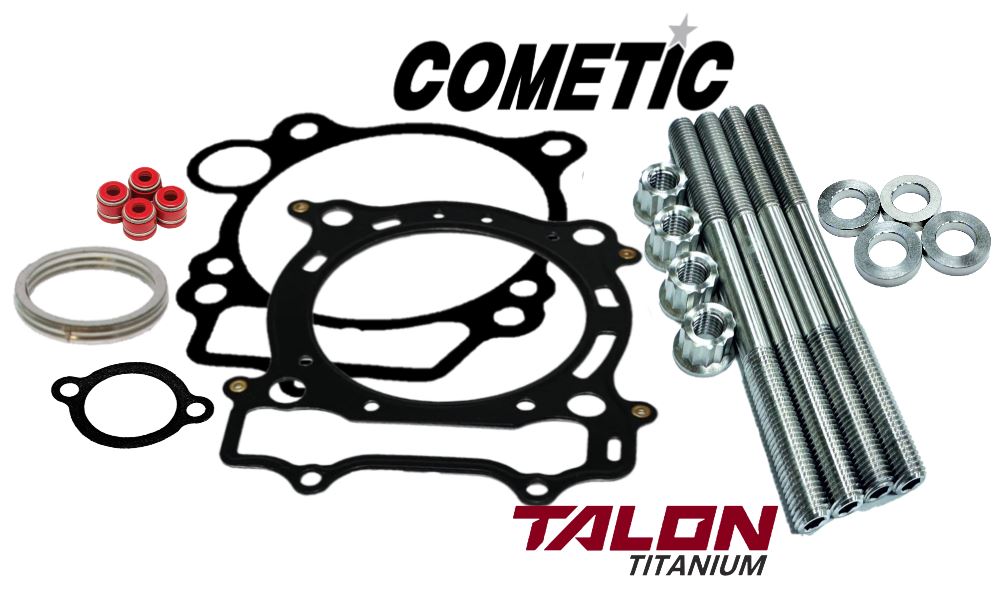 DRZ400 DRZ 400 Cylinder Head Studs TITANIUM Stud Cometic 94mm Top End Gasket Kit