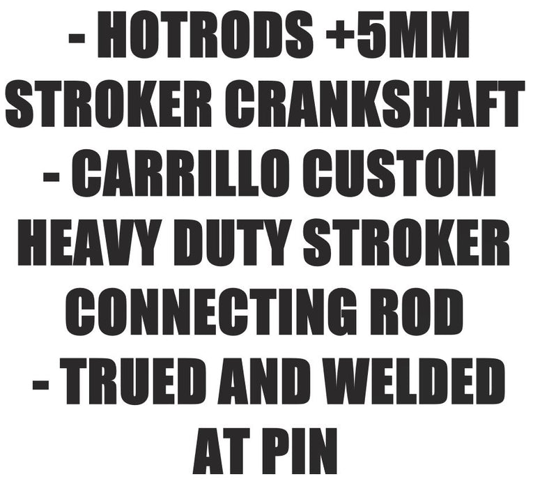 Best Raptor 700 Stroker Crank Carrillo Rod +5mm Stroke Hotrods 4178 Crankshaft