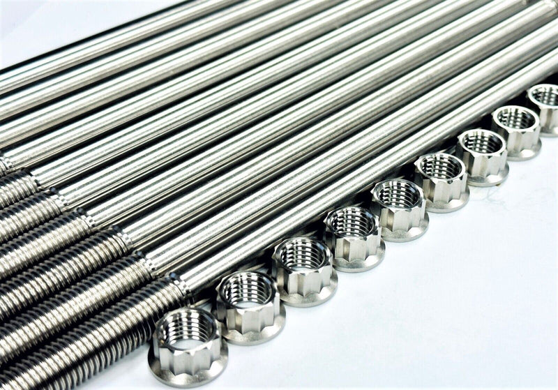 Polaris Slingshot TITANIUM Cylinder Block Studs 3023275 Hex Flange Screw Replace