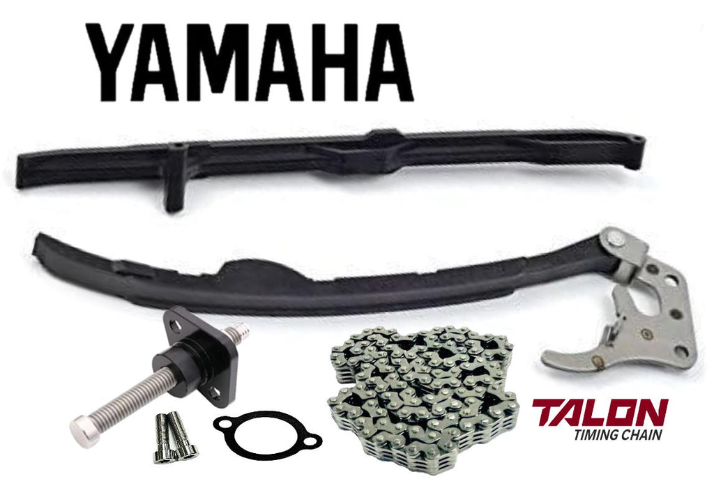 Yamaha Raptor 700 700R Cam Chain Guides Black Billet Tensioner Timing Chain Kit