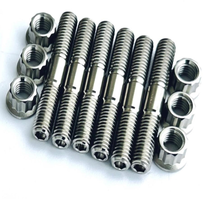 Arctic Cat 3021-862 Exhaust Studs TITANIUM Stud Nut Kit For Head Pipe