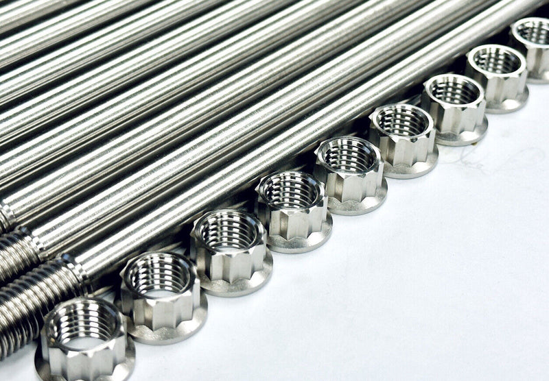 Ducati 76610551D Studs TITANIUM Case Cylinder Head Stud Kit Monster Hypermotard