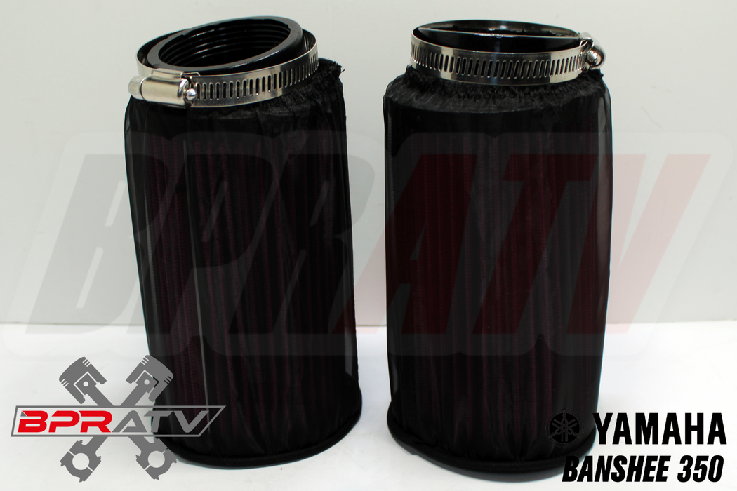 Yamaha Banshee K+N Style PWK 33 34 35 35mm Carbs Air Filter Pods OUTERWEARS Pair