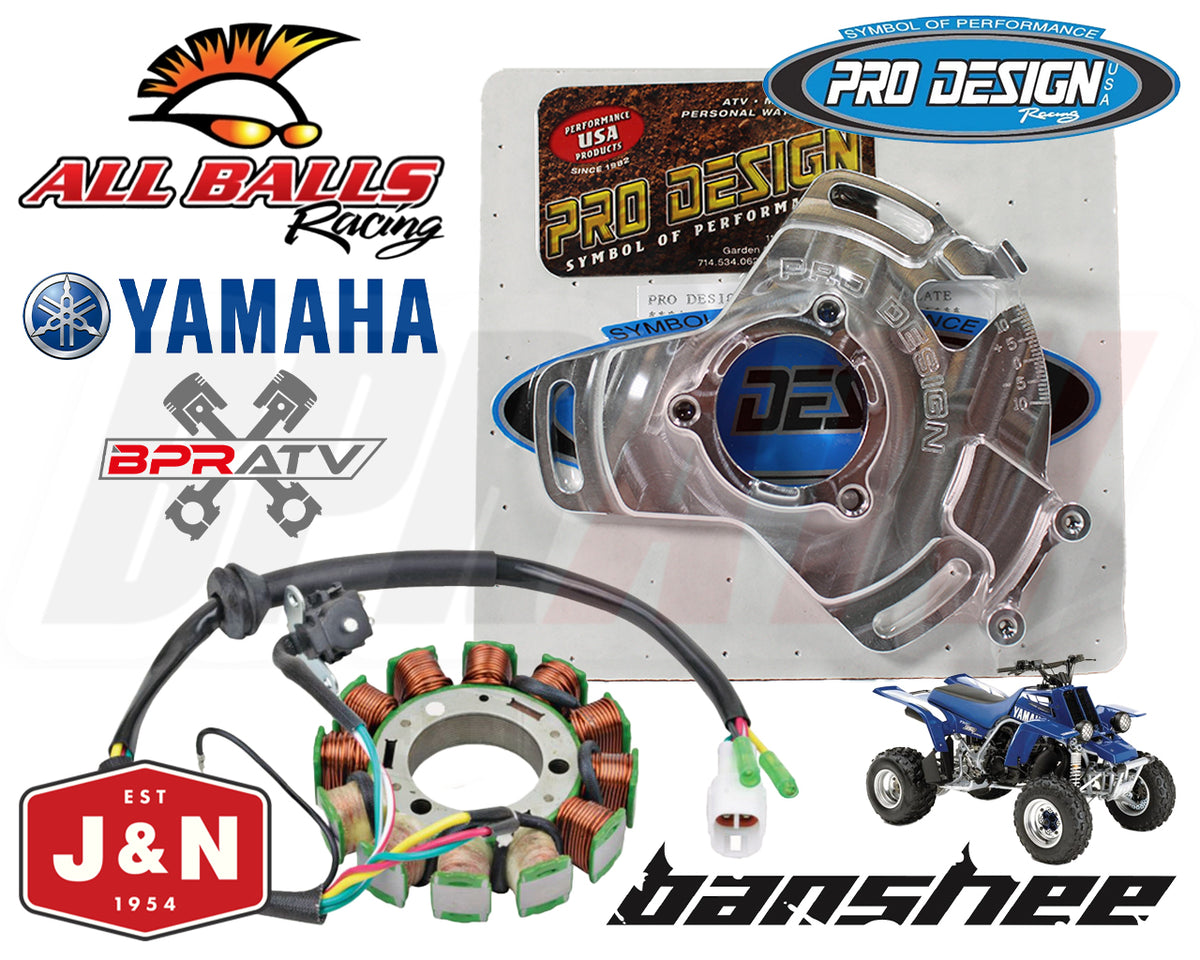 Yamaha Banshee 350 YFZ 350 All Balls Stator & Pro Design Adjustable St