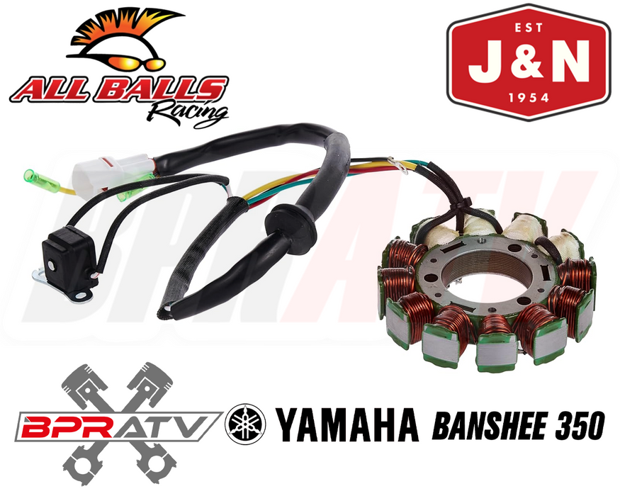 Yamaha Banshee 350 YFZ 350 All Balls Stator & Pro Design Adjustable Stator Plate