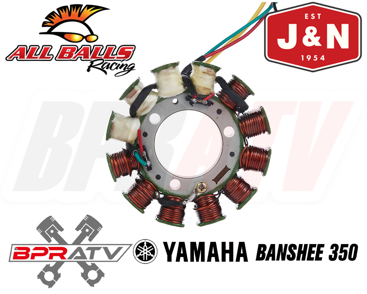 Yamaha Banshee 350 YFZ 350 All Balls Stator & Pro Design Adjustable St