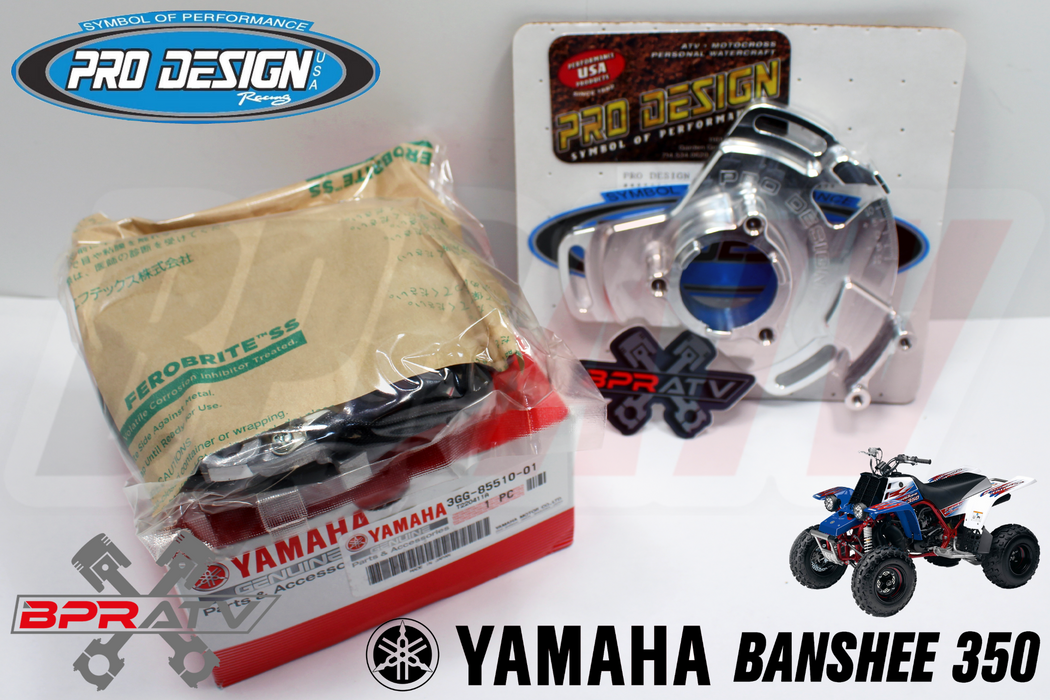 Yamaha Banshee 350 GENUINE OEM Stator & Pro Design Stator Plate 3GG-85510-01-00