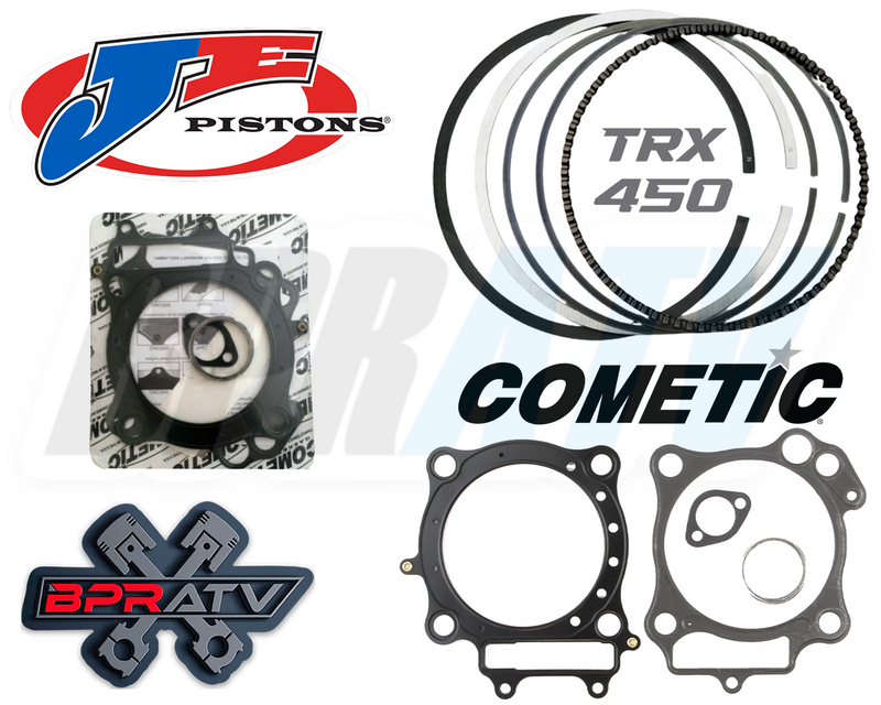 04 05 Honda TRX450R TRX 450R 94mm Stock OEM Bore JE Piston Rings Cometic Gasket