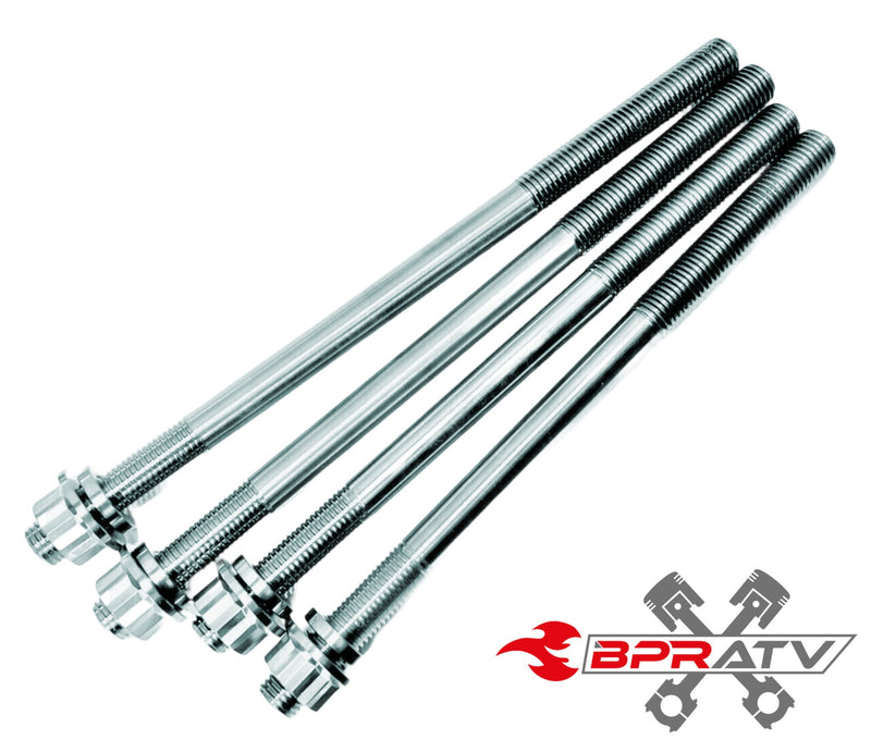 Suzuki LTR450 LTR 450 BPRATV Talon Titanium Cylinder Head & Ti Exhaust Studs Kit