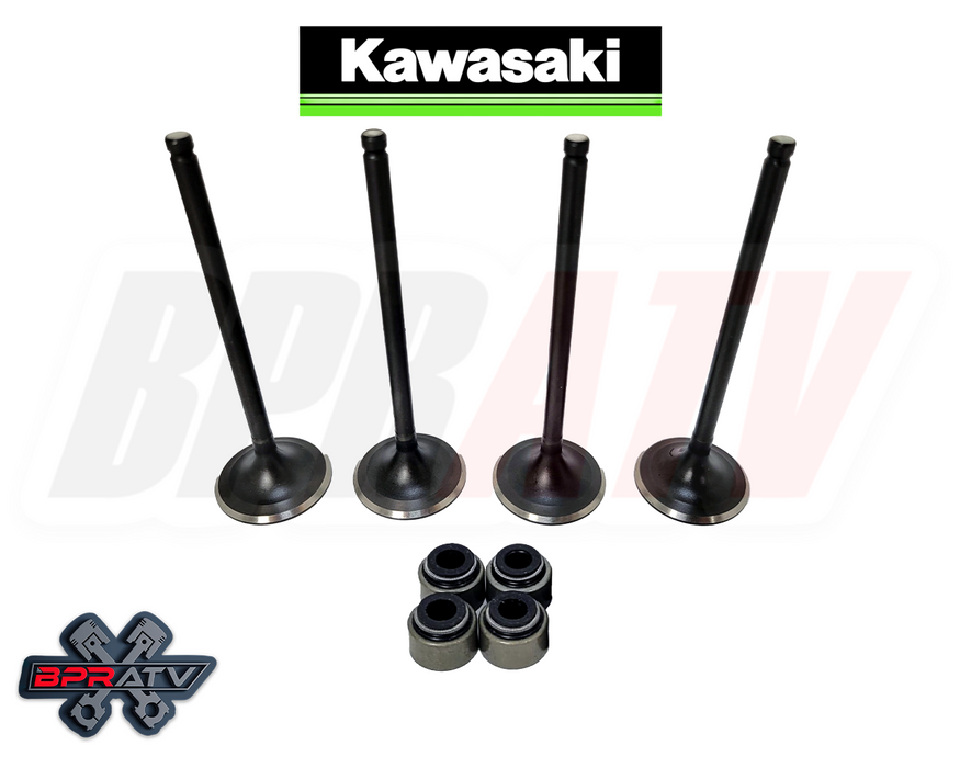 04-06 Kawasaki Prairie 700 KVF700 KVF EXHAUST Valves Stem Seals Repair Fix Kit