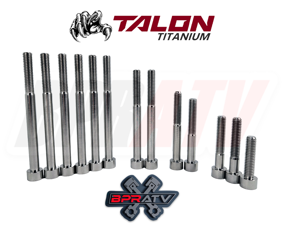 Honda 400EX 400X XR400 Complete Titanium Left Crankcase Cover Bolts Sc