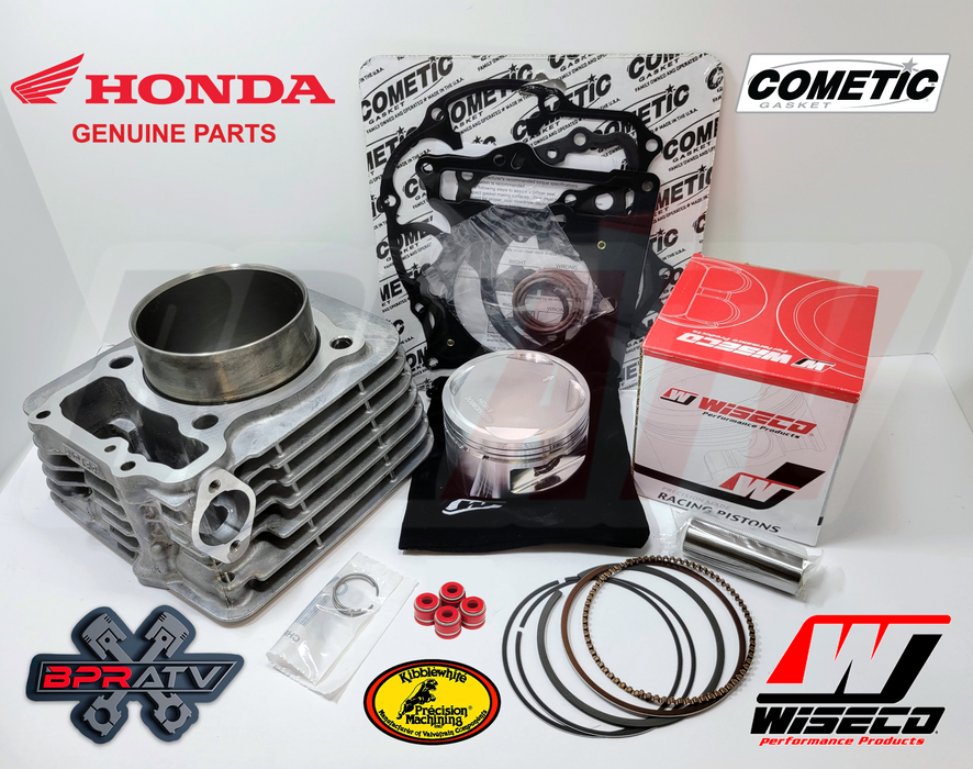 Honda 400EX OEM Stock Cylinder 85mm Wiseco Piston 10:1 Cometic Gasket KPMI Viton