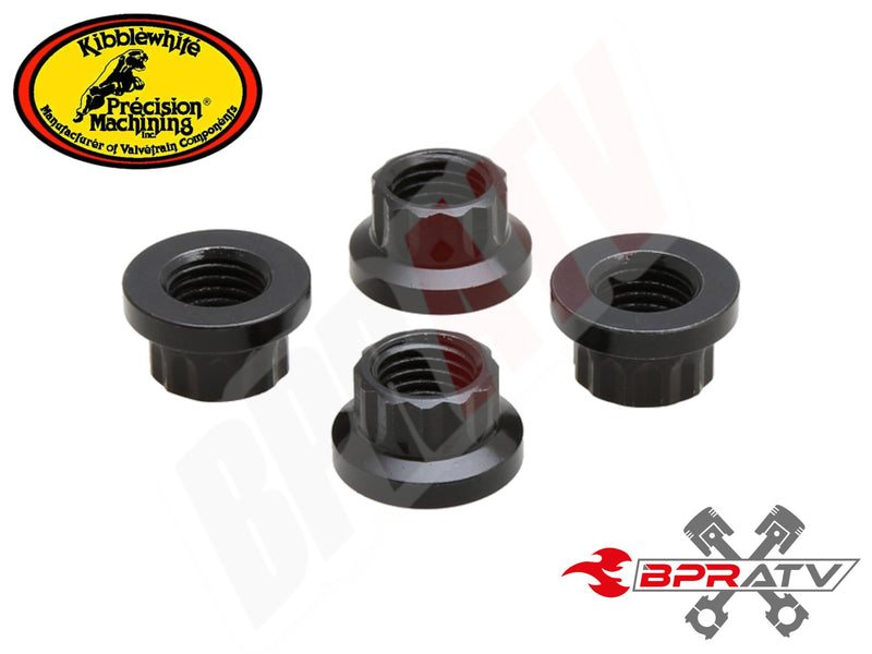 Kibblewhite Extreme Heavy Duty Head ARP STYLE Stud Kit Suzuki LTR450 Years 2006 2007 2008 2009  Features:  - Fully CNC Machined For Precision - Both Nut And Stud Have Rolled Threads For The Strongest Possible Threads - 12 Point Titanium Flange Nuts - No Drilling Or Tapping Required  Replaces OEM# 11161-45G00 09103-10368 09168-10031