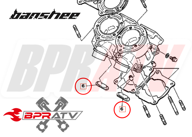 Yamaha Banshee 350 GENUINE YAMAHA OEM Cylinder Seal Water Plug MADE IN JAPAN (2)