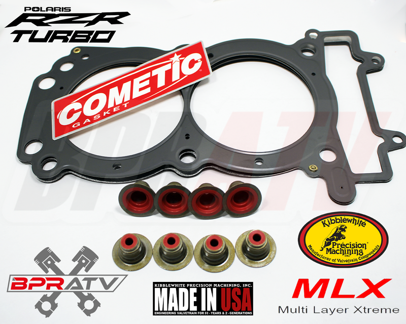 Polaris RZR XP Turbo S S4 XP4 MLX 4-Layer Head Gasket Kibblewhite RED Viton Seal