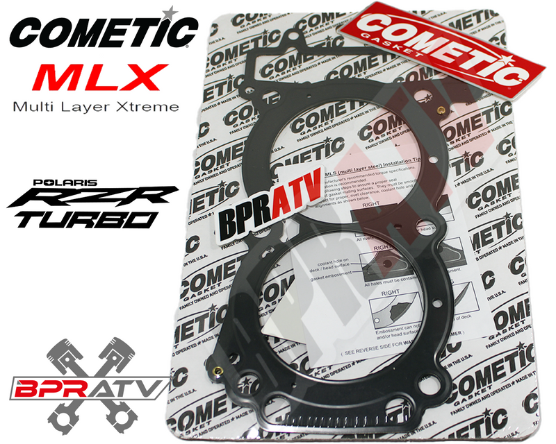 Polaris RZR XP Turbo S S4 XP4 MLX 4-Layer Head Gasket Kibblewhite RED Viton Seal