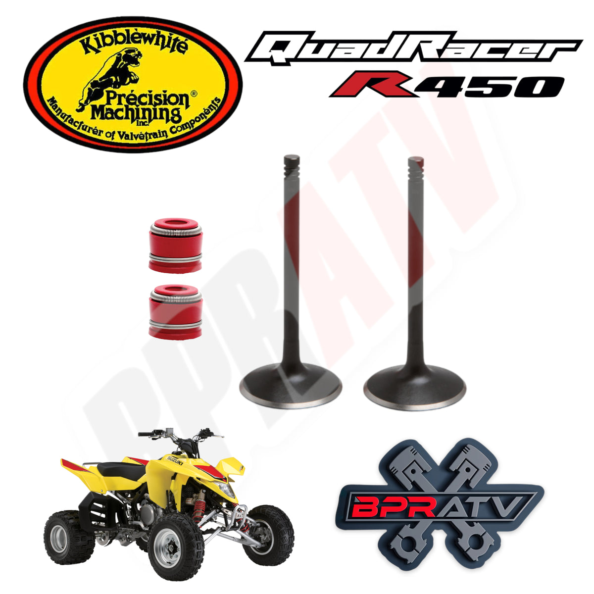 Suzuki LTR450 LTR 450 +1 Replacement Kibblewhite INTAKE Valves & Seals