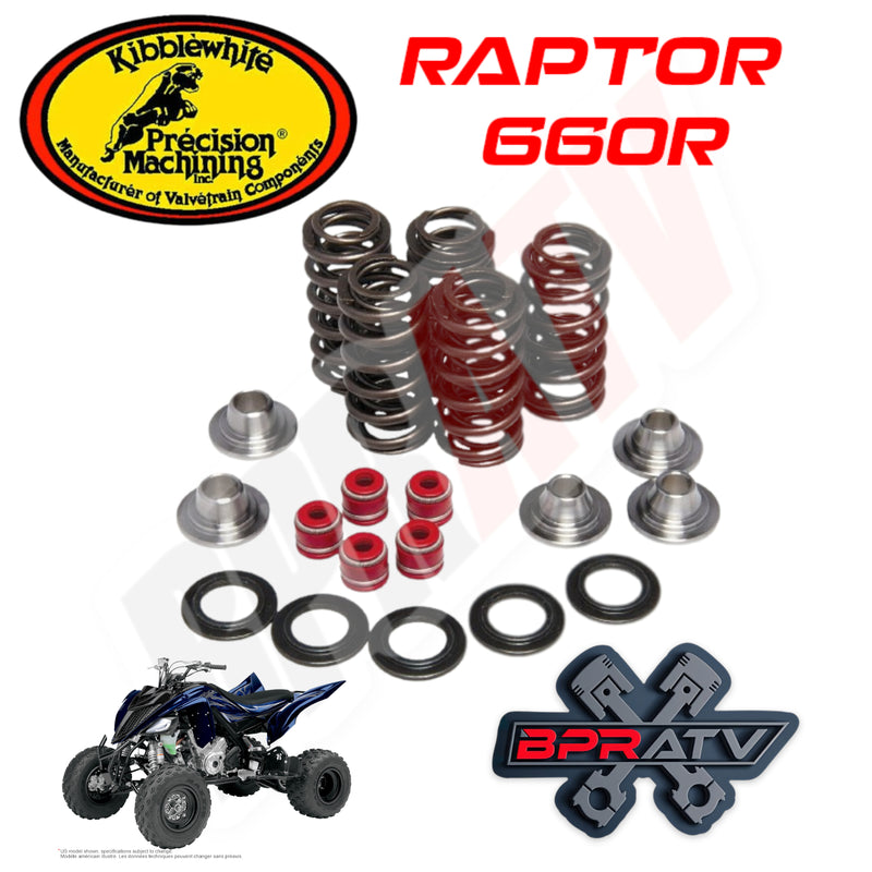Kibblewhite BPRATV Yamaha Raptor 660 660R Race Titanium Valves Springs Seals Kit