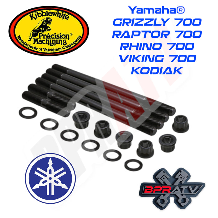 * YamahaRaptor 700 Kibblewhite Stronger Heavy Duty Cylinder Head Studs Bolts Kit
