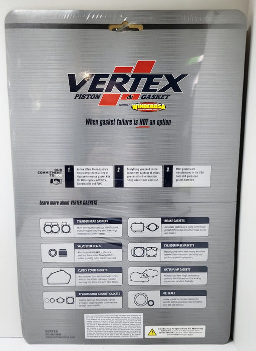 Vertex 808812 8088004 +4mm 4mm Complete Gasket Kit Yamaha YFZ 350 BANSHEE 87-09