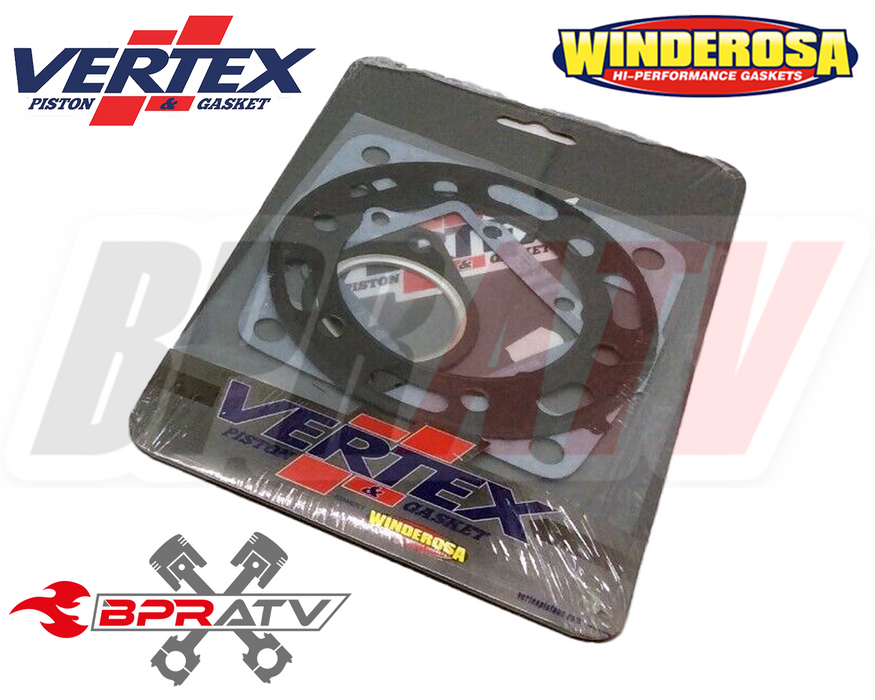 94-99 Polaris Sport 400 Cylinder WISECO Piston VERTEX Gasket Top End Rebuild Kit