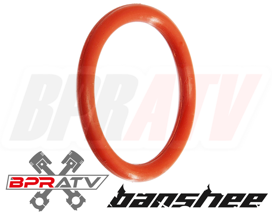 Yamaha Banshee Coolant Tube SILICONE O-Ring Circlip Clamps to Clutch Cover Fix