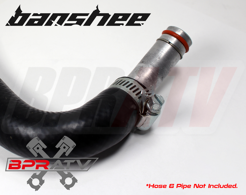 Yamaha Banshee Coolant Tube SILICONE O-Ring Circlip Clamps to Clutch Cover Fix