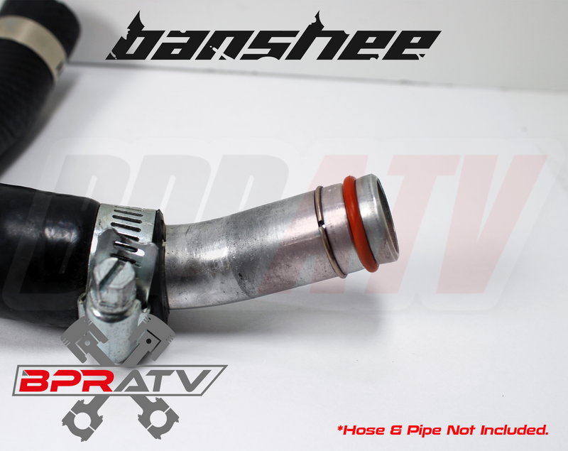 Banshee Radiator Water Pump Elbow Coolant Hose Tube Fix Kit O-Ring Clamps Clips