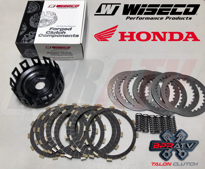 00-07 Honda CR125 CR 125 Wiseco Heavy Duty CNC Billet Clutch Basket Fiber Spring