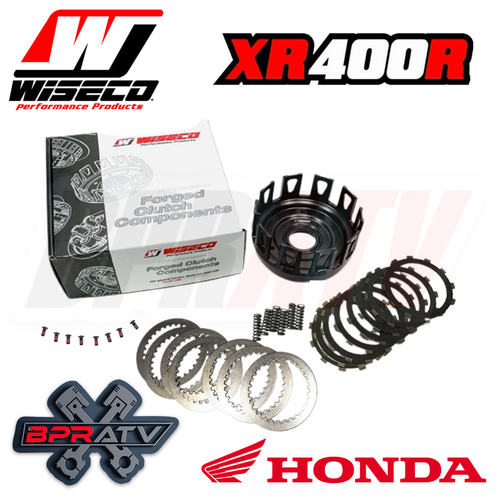 96-04 Honda XR400 XR 400 400R Wiseco Heavy Duty Clutch Billet Basket & Fibers