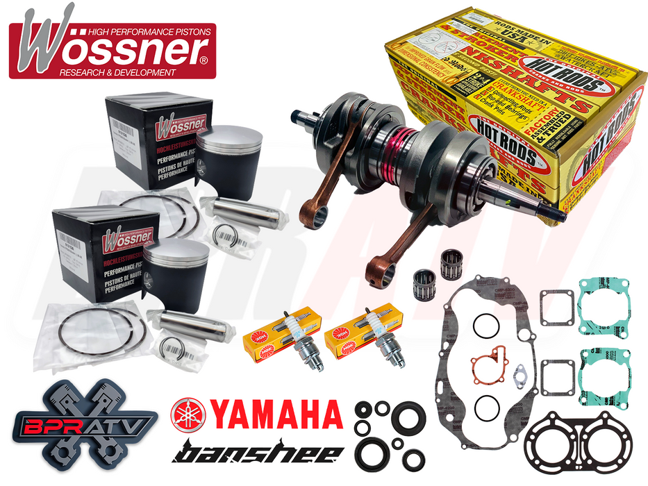 Yamaha Banshee 64.50mm Wossner Pistons Hotrods Bottom Top End Motor Rebuild Kit