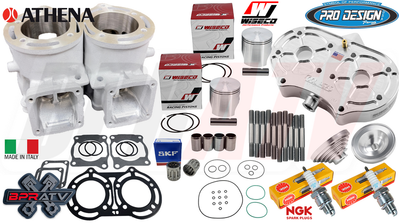 Banshee ATHENA 68mm Cylinders 392cc Big Bore COMPLETE Motor Engine Rebuild Kit