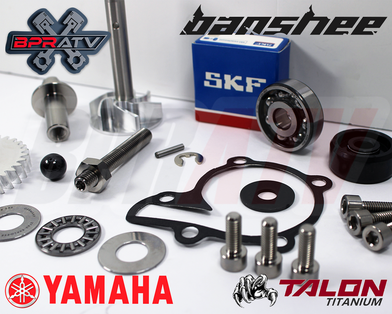 Banshee Billet Water Pump Rebuild Kit & CNC Titanium Clutch Pusher Upgrade Kit