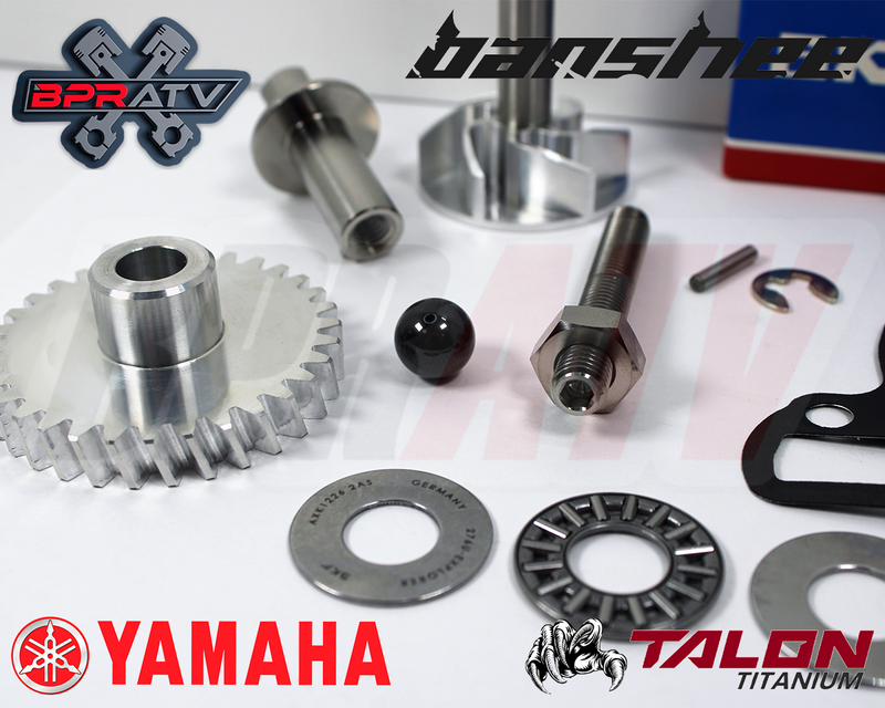 Yamaha Banshee BPRATV Billet Water Pump Rebuild CNC Titanium Clutch Pusher Kit