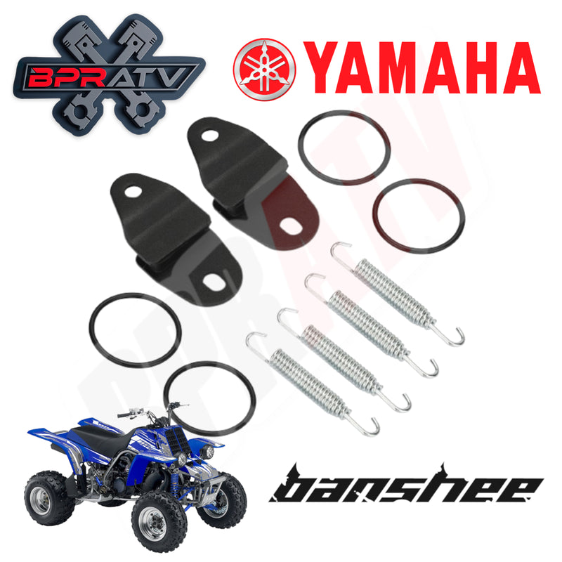 Exhaust Muffler Pipe Springs Stays Mounts Hanger for Yamaha Banshee YFZ350 87-06