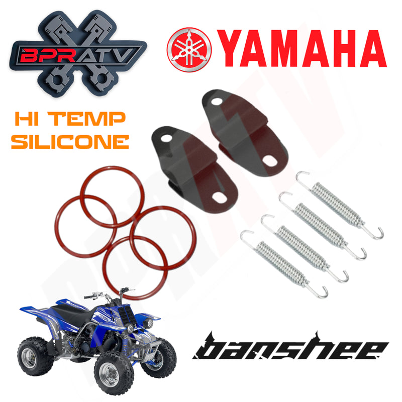 Banshee Exhaust Muffler Springs Stays Mounts Hanger SILICONE High Temp O-Rings