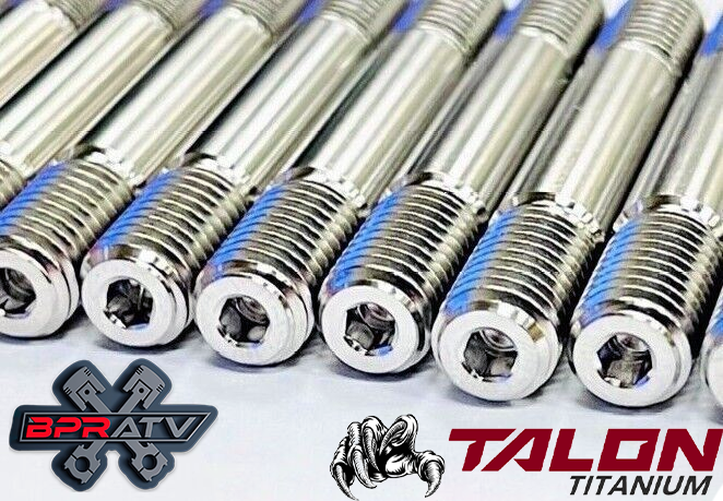 Suzuki 09108-08231 RM250 RM250Z TITANIUM Cylinder Head Studs Nuts Ti Bolts Kit