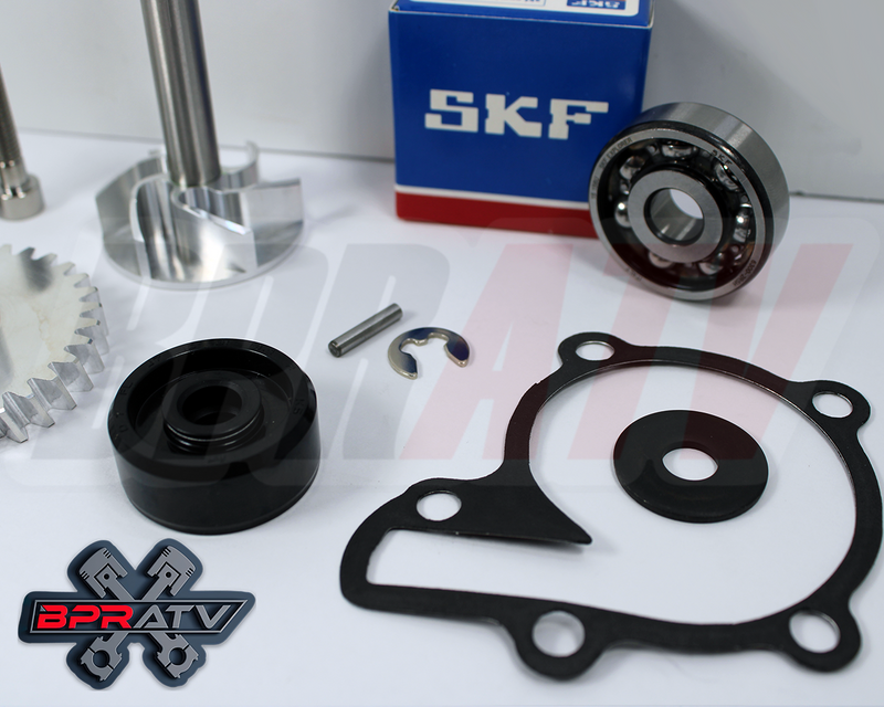 Banshee Billet Water Pump Rebuild Kit & CNC Titanium Clutch Pusher Upgrade Kit