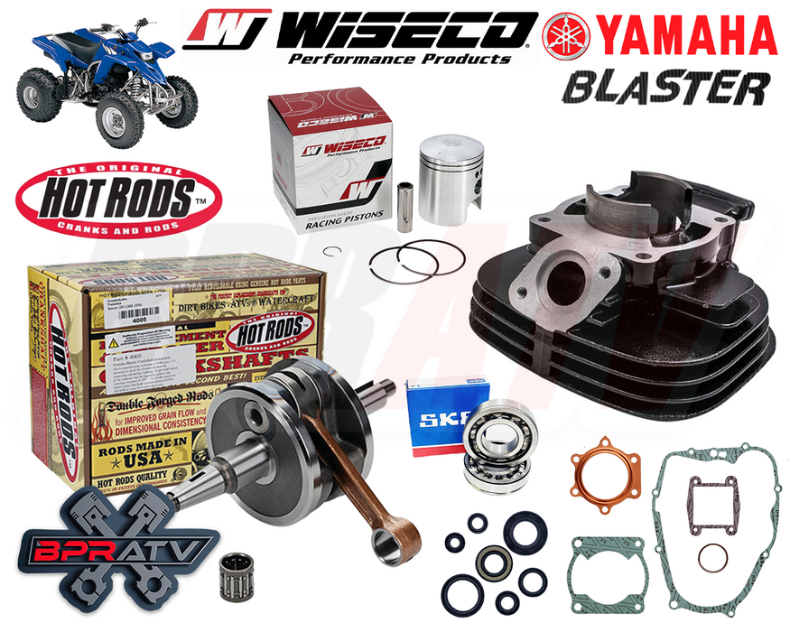 Yamaha Blaster YFS200 Stock Bore Cylinder Crank Wiseco Piston Simple Rebuild Kit