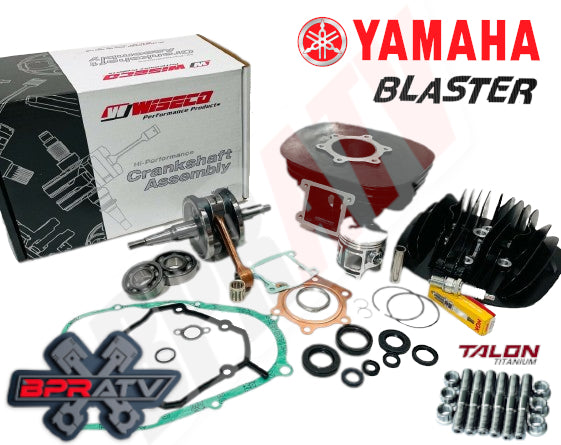 Yamaha Blaster 200 66 Piston Cylinder WISECO Crank Motor Rebuild Titanium Studs