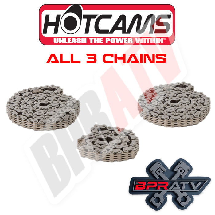 HOT CAMS Brute Force 650 750 Teryx Heavy Duty Hot Cams Timing Chains Chain ALL 3