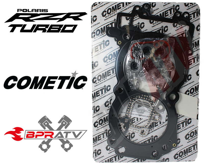 RZR XP XPT TURBO OEM Bore Cometic Top End Gasket MLX + Kibblewhite Head Stud Kit