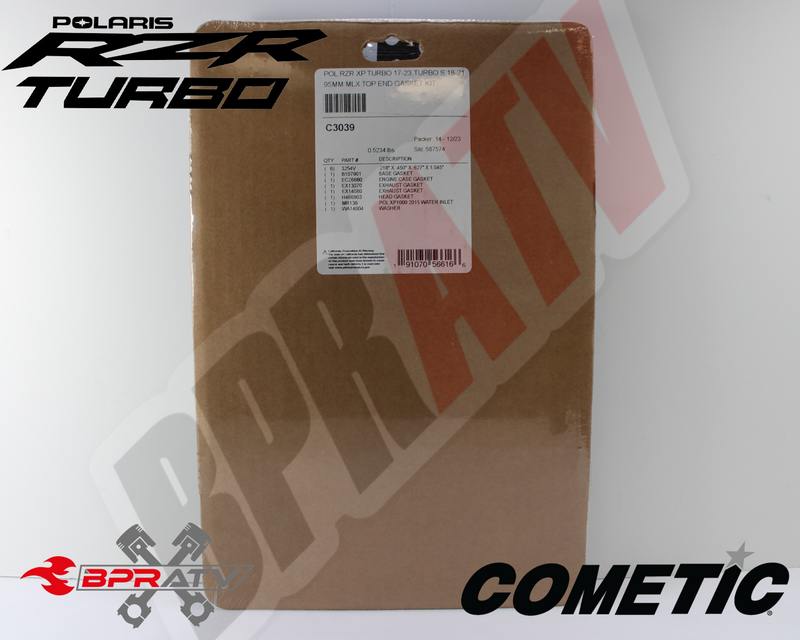 RZR XP XPT TURBO OEM Bore Cometic Top End Gasket MLX + Kibblewhite Head Stud Kit