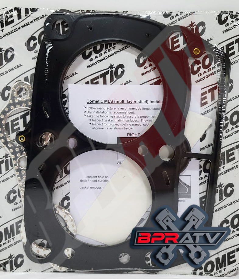 Polaris RZR S 800 Wiseco Piston Rings 80mm Piston Ring Set Cometic Top Gasket