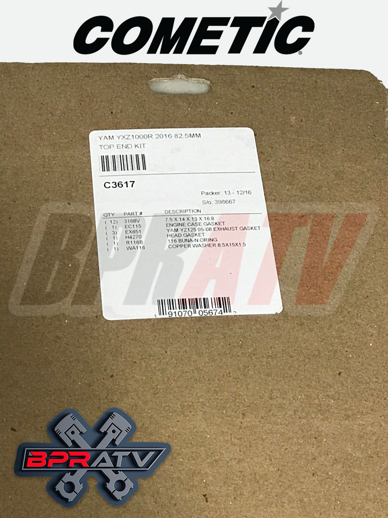Arctic Cat Wildcat XX OEM Bore 80mm 10.5:1 TURBO CP Pistons 3 Cometic Gasket Kit