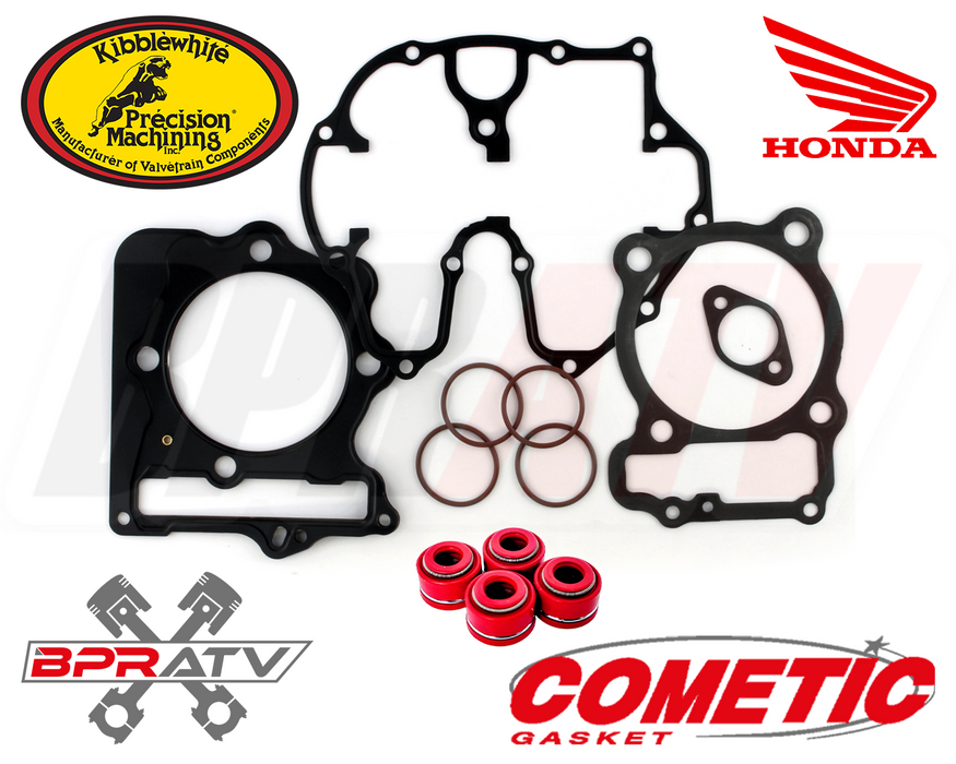 Honda 400EX 86 87 88 89 mm Big Bore Cometic Top End Gasket Kibblewhite RED Seals